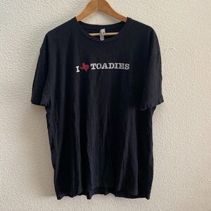 Toadies Band I Texas Toadies Next Level T-Shirt Men's 2XL Black Rock Music Tour